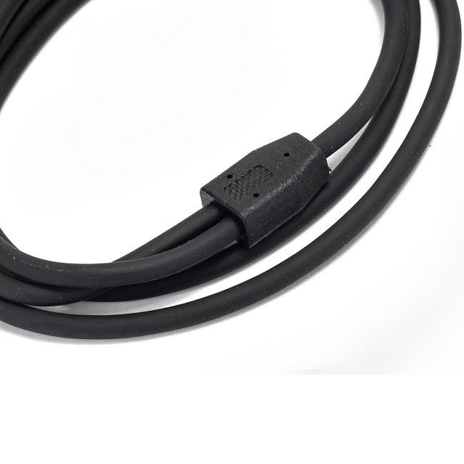 3.5 ملم ذكر إلى RCA مزدوج ذكر Y كابل صوتي أسود طول كابل مختلف