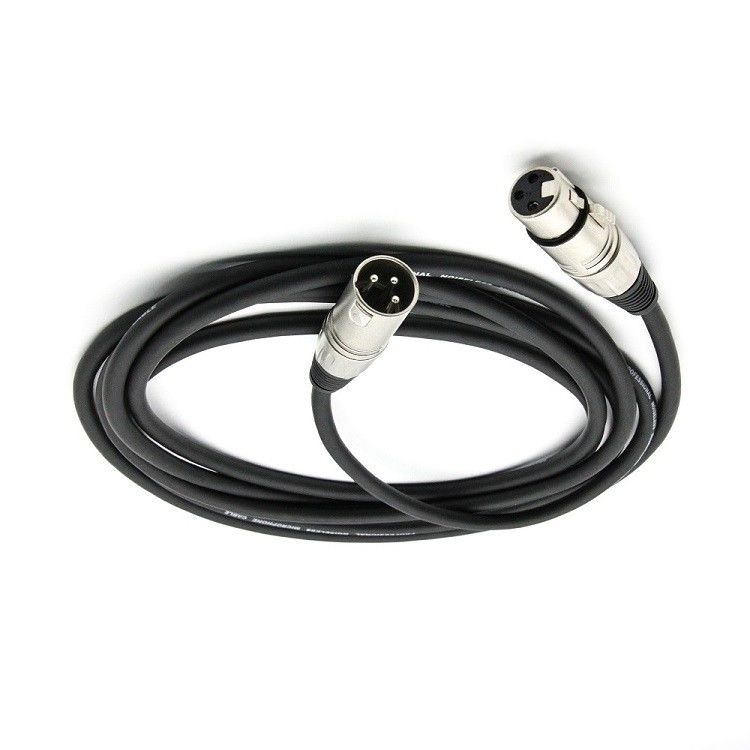 6.5 ملم XLR سلك الميكروفون 30ft مع موصل النحاس الخالي من الأكسجين للمتكلمين