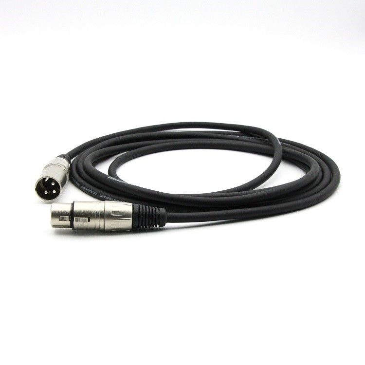 6.5 ملم XLR سلك الميكروفون 30ft مع موصل النحاس الخالي من الأكسجين للمتكلمين