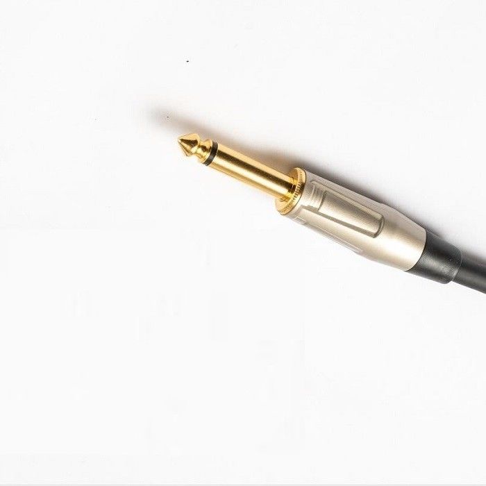 22 Awg كابل غيتار باس 1/4 بوصة مستقيم إلى 1/4 بوصة زاوية