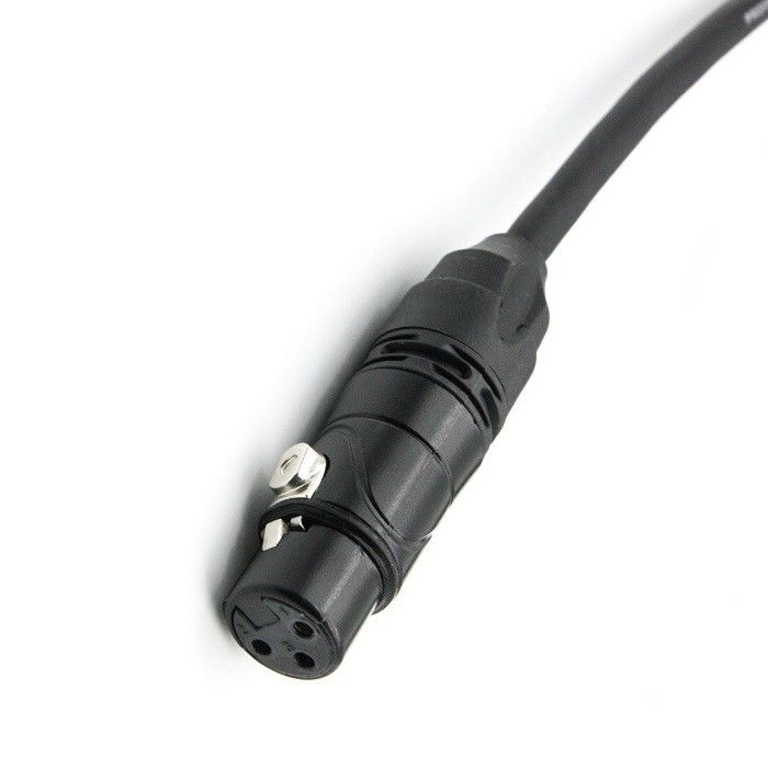 AWG 24 كابلات الميكروفون XLR الأسود XLR الذكور إلى XLR كابلات الميكروفون الإناث للخلاط