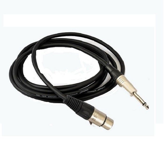 1/4 بوصة كابل الميكروفون 10 أقدام كابل XLR XLR ذكر إلى XLR كابلات الميكروفون الإناث