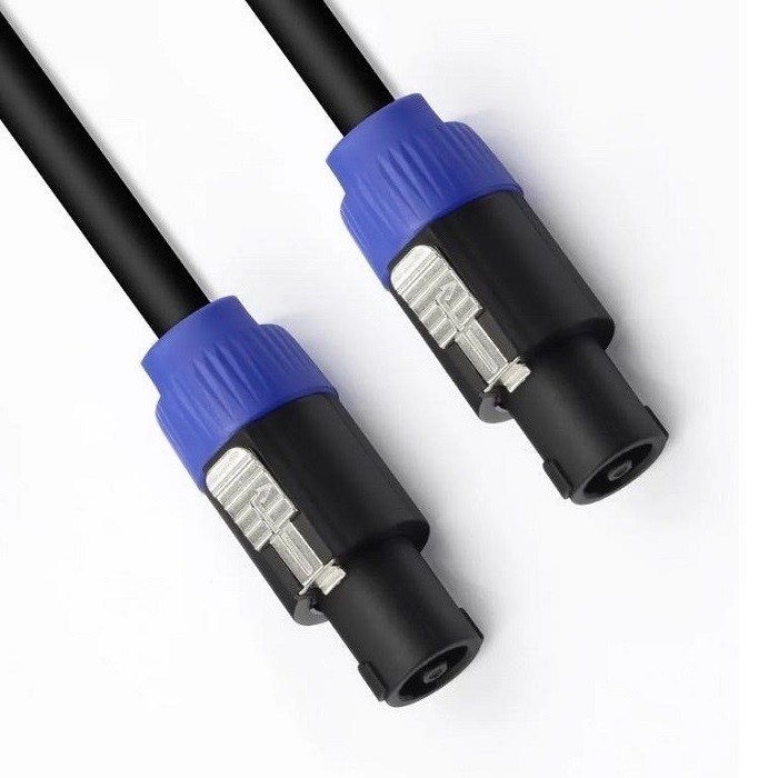 12 مقياس Speakon مكبر الصوت كابل 12 AWG مكبر الصوت PA أشرطة التصحيح Speakon إلى Speakon 2.5SQ