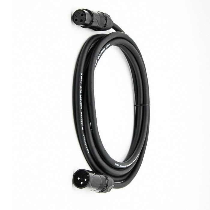 5m 6m XLR كابل الميكروفون OFC كابلات الميكروفون 3 Pin XLR-XLR الأسلاك السوداء