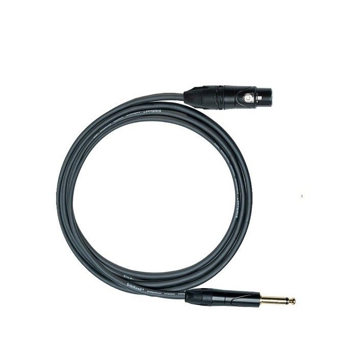 6كابلات الميكروفون XLR 35 ملم مصدوقة بالذهب كابل XLR XLR إلى 1/4 بوصة كابلات الميكروفون AWG22
