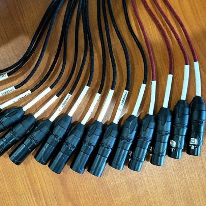 100ft 24 قناة الصوت ثعبان كابل XLR إرسال المجلس ثعبان كابل XLR كابل القسمة