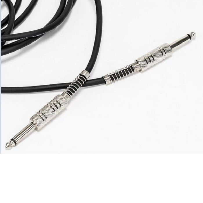 18GA مكبرات الصوت كابل الصوت 18AWG كابل مكبرات الصوت الشفافة 1/4 بوصة كابل 6.35 مستقيم