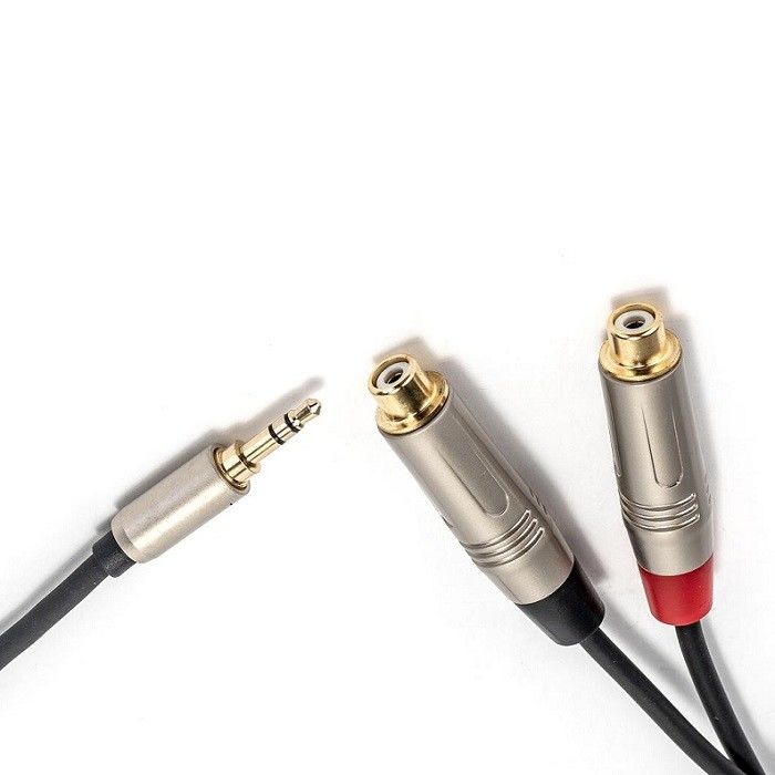 3.5 ملم Y كابل التقسيم إلى RCA Y كابل صوتي 3.5 ملم ستيريو إلى 2 * RCA للمكبر الصوتي