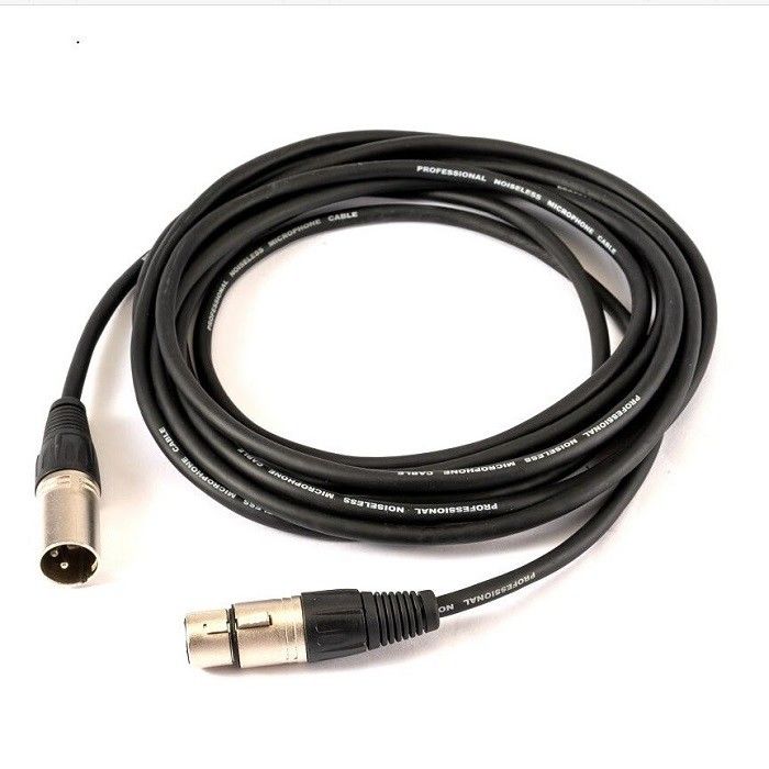 10 أقدام XLR الذكور إلى الإناث كابل الميكروفون كابل الميكروفون للخلاط