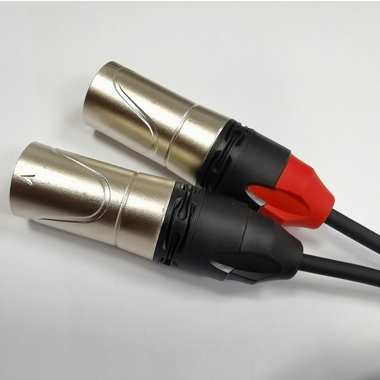 DAC C إلى كابل صوتي ذكر مزدوج XLR Y Splitter مدمج في شريحة DAC قوية